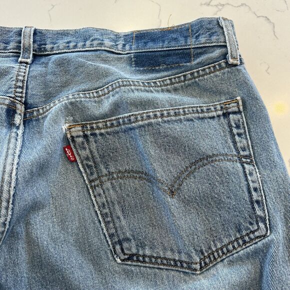 Levi’s 501 Vintage 38x30 Jeans Missing Back Patch Made In Mexico Feb Of 2002 - Picture 3 of 16